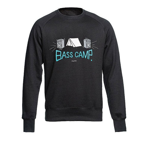 Men's Sweats & Ethical Clothing - SueMe Black Bass Camp