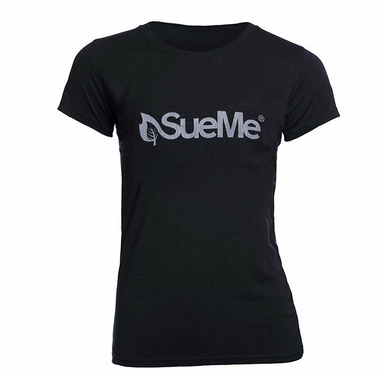 Logo chest reflective Black T-shirt