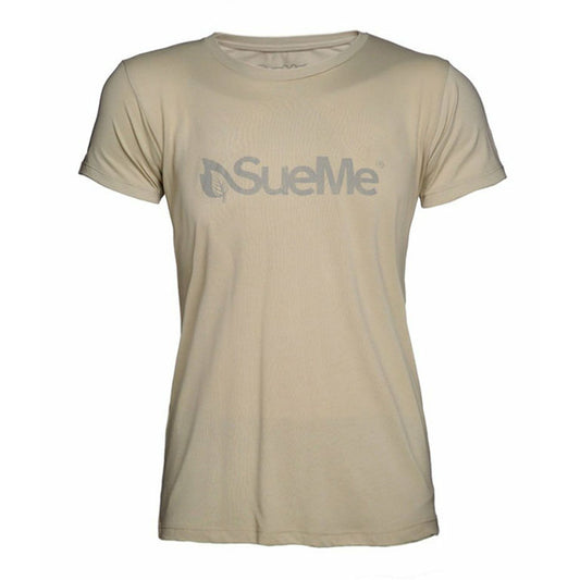 Logo Chest Reflective Tundra Stone T-shirt
