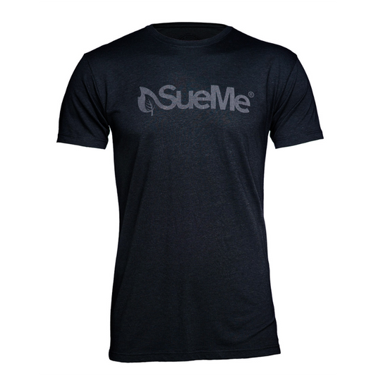 Logo Chest Reflective Black T-shirt