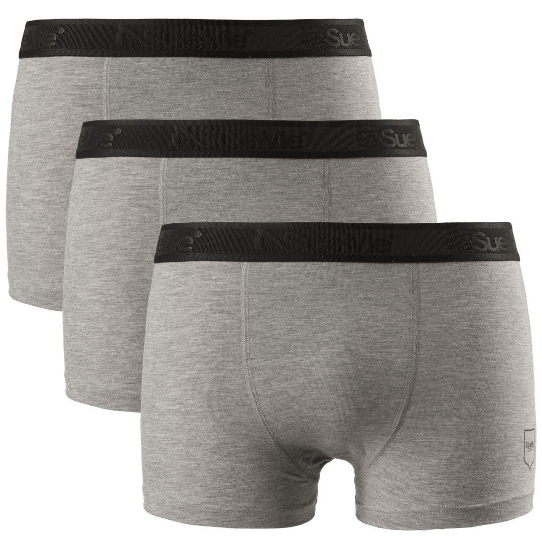 Sustainable Men's Underwear Grey Tree Trunks 3 pack