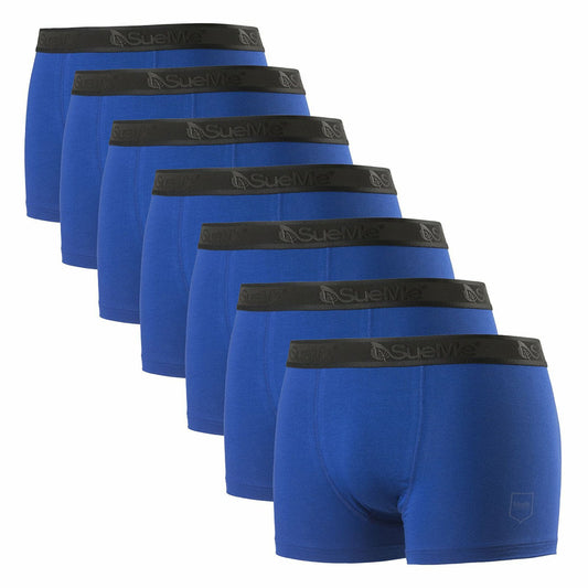 Sustainable Men's Underwear Blue Tree Trunks 7 pack